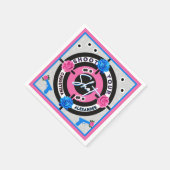 Pistolen of Rozen Roze & Blauw | genderonthulling Servet (Hoek)