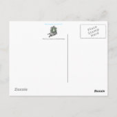 Pistolen patroon briefkaart (Achterkant)