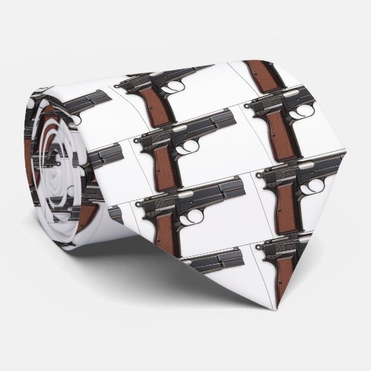 pistolen, pistolen, pistolen, pistolen, pistolen,  stropdas (Opgerold)