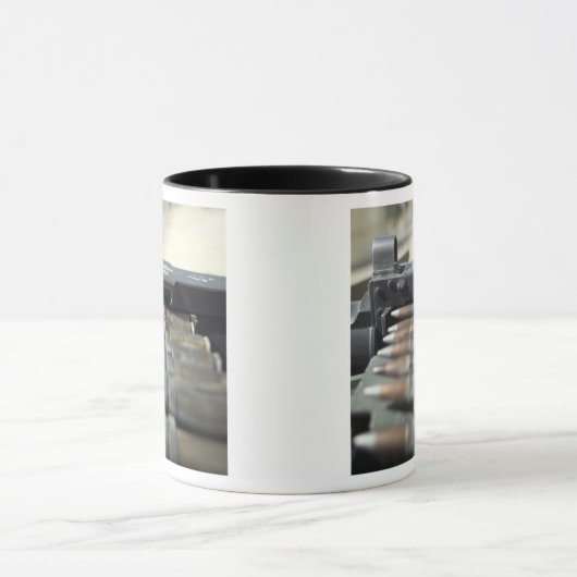 Pistolen van vijftig kaliber-machines mok (Midden)