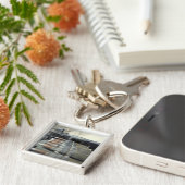 Pistolen van vijftig kaliber-machines sleutelhanger (Zijkant)