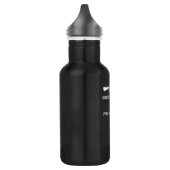 Pistolen verdedigen het 'People Joke Design' voor  Waterfles (Links)