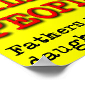 Pistolen Vermoord mensen niet Funny Poster Sign (Hoek)