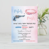 Pistols of Parels Geslacht Onthullen Partij Kaart (Staand voorkant)