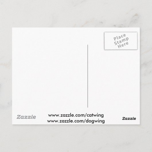 Pistolster Briefkaart (Achterkant)