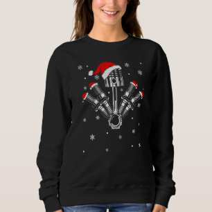 Piston Auto Plug Santa Hat Bike Car Mechanic Chris Trui