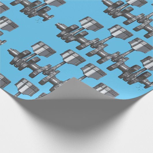 Piston Crankshaft Cadeaupapier (Hoek)