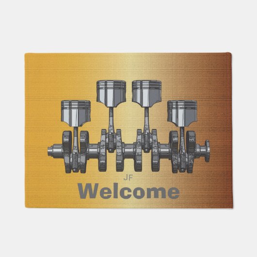 Piston Crankshaft Deurmat (Voorkant)