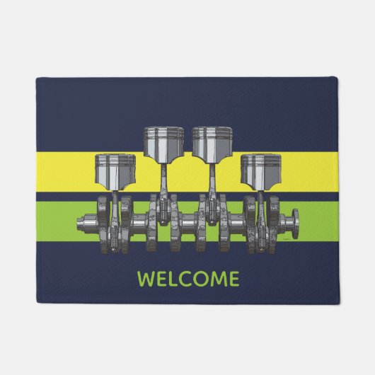 Piston Crankshaft Deurmat (Voorkant)