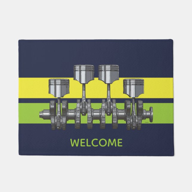 Piston Crankshaft Deurmat (Voorkant)