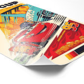 Piston Cup Racing Poster | Retro Cars Art (Hoek)