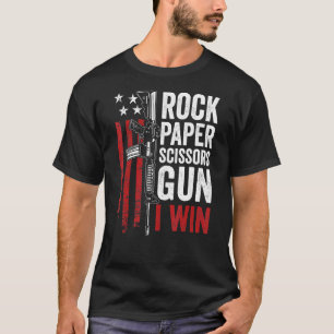 Pistool 2a Pro Pistool Papa Joke T-shirt