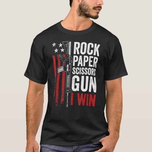 Pistool 2a Pro Pistool Papa Joke T-shirt (Voorkant)
