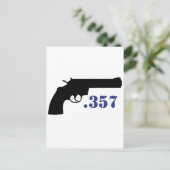 **PISTOOL 357** BRIEFKAART (Staand voorkant)