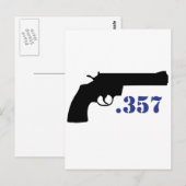 **PISTOOL 357** BRIEFKAART (Voorkant / Achterkant)