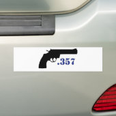 **PISTOOL 357** BUMPERSTICKER (Op auto)