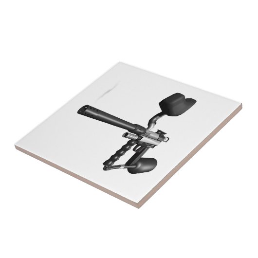 Pistool 4 tegeltje (Zijkant)