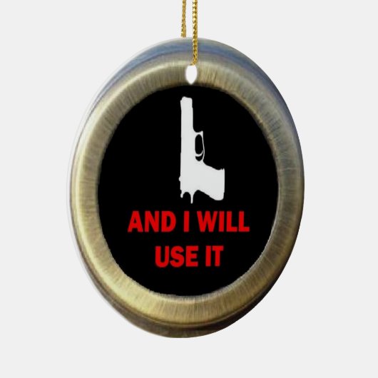 Pistool Advocate Keramisch Ornament (Rechts)