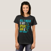 Pistool auto-body sprayer 2 t-shirt (Voorkant volledig)
