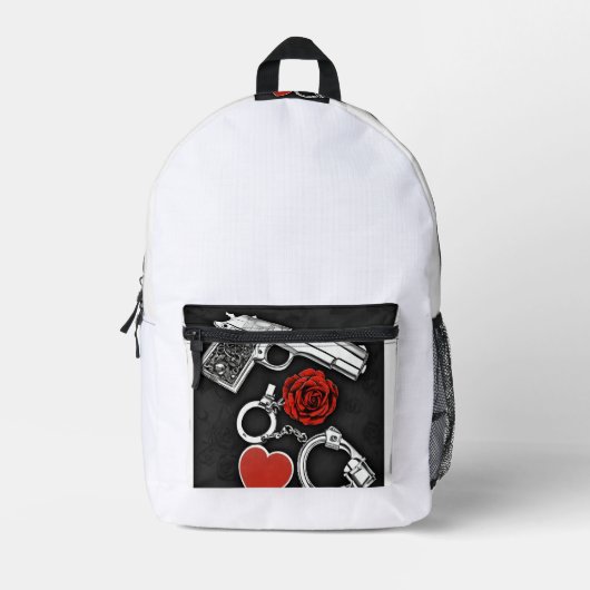 pistool bedrukte rugzak (Voorkant)