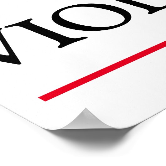 Pistool beëindigen poster (Hoek)