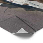 Pistool bemanning bij overwinning - Amerikaanse ma Poster (Hoek)