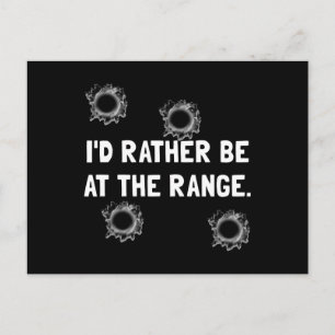 Pistool bereik briefkaart