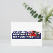 Pistool-besturing Briefkaart (Staand voorkant)