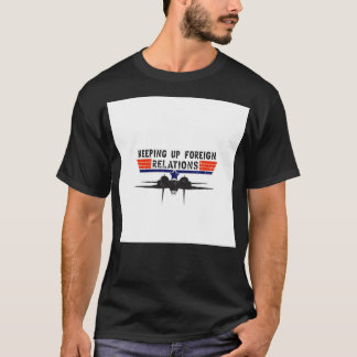 Pistool bovenaan - buitenlandse betrekkingen - Vin T-shirt