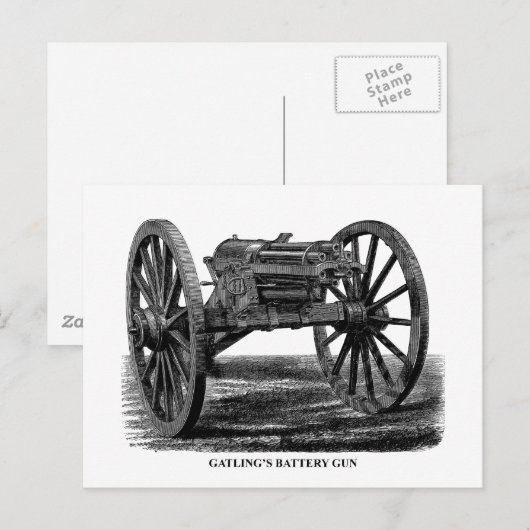 Pistool Briefkaart (Voorkant / Achterkant)