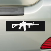 Pistool Bumpersticker (Op auto)