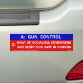 Pistool Bumpersticker (Op auto)