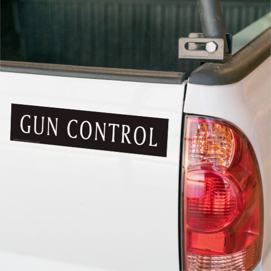 Pistool Control Bumpersticker (Op Truck)