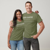 Pistool Control Definition Sarcastic Pro Pistool 2 T-shirt (Unisex)