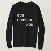 Pistool Control Now, vetgedrukte witte tekst, Prot