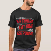 Pistool Control Pistool Rights Pro Pistool Debat 2 T-shirt (Voorkant)