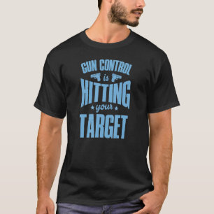 Pistool control raakt je doel 2a Pro seconde A T-shirt