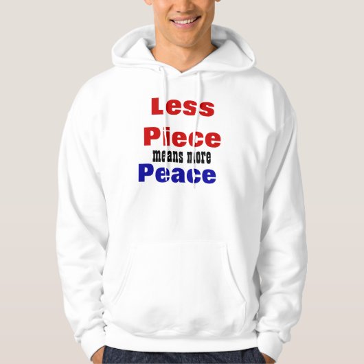 Pistool control slogan hoodie (Voorkant)