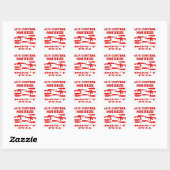 Pistool Control Squeeze Trek niet Vierkante Sticker (Vel)