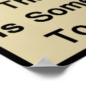 Pistool Control? Theorie van een slachtoffer! Poster (Hoek)