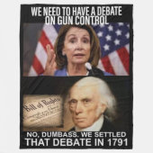 PISTOOL CONTROLE FLEECE DEKEN (Voorkant)