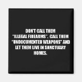 Pistool controle illegaal vuurwapen ongedocumentee magneet (Voorkant)