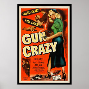 Pistool Crazy - klassieke film Poster