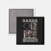 Pistool Dads Tegen Dochters Dating Democrats (op B Magneet (Voorkant / Achterkant)