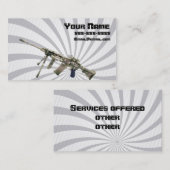 Pistool dealer visitekaartje (Voorkant / Achterkant)