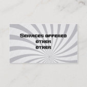 Pistool dealer visitekaartje (Achterkant)