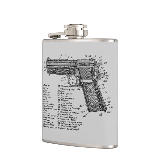 Pistool diagram heupfles (Links)