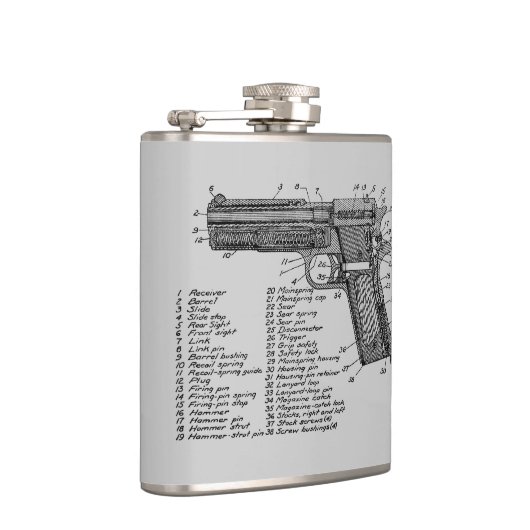 Pistool diagram heupfles (Rechts)