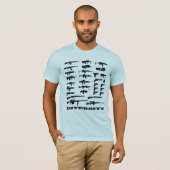 Pistool Diversiteit T-shirt (Voorkant volledig)
