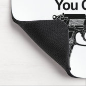 pistool eigenaar slachtoffer dat u kiest muismat (Hoek)